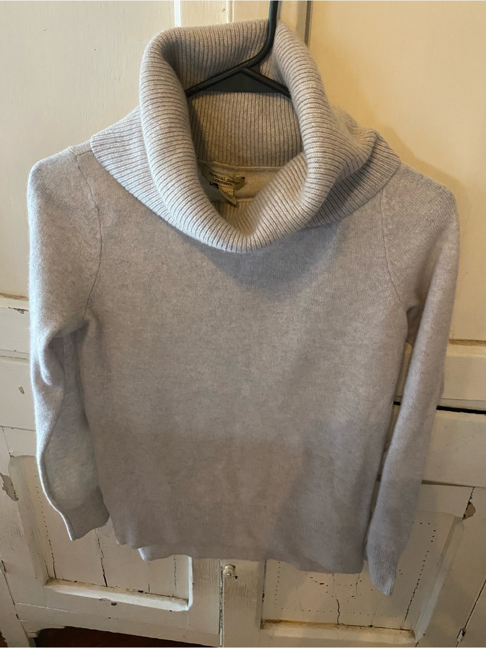 Cozy Light Gray Cowl Neck Sweater - Women